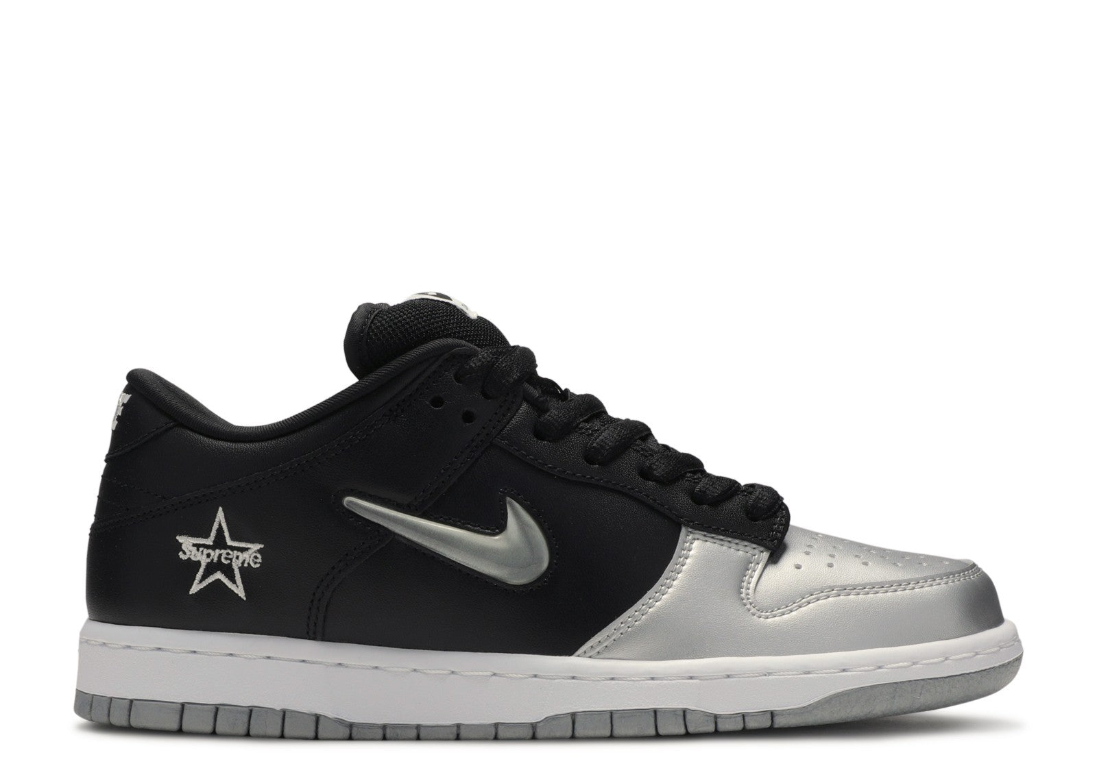 Nike SB x Supreme Dunk Low Metallic Silver