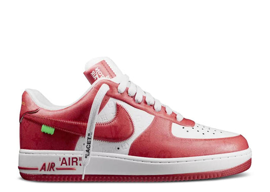 Nike Air Force 1 x Louis Vuitton 'White Comet Red'