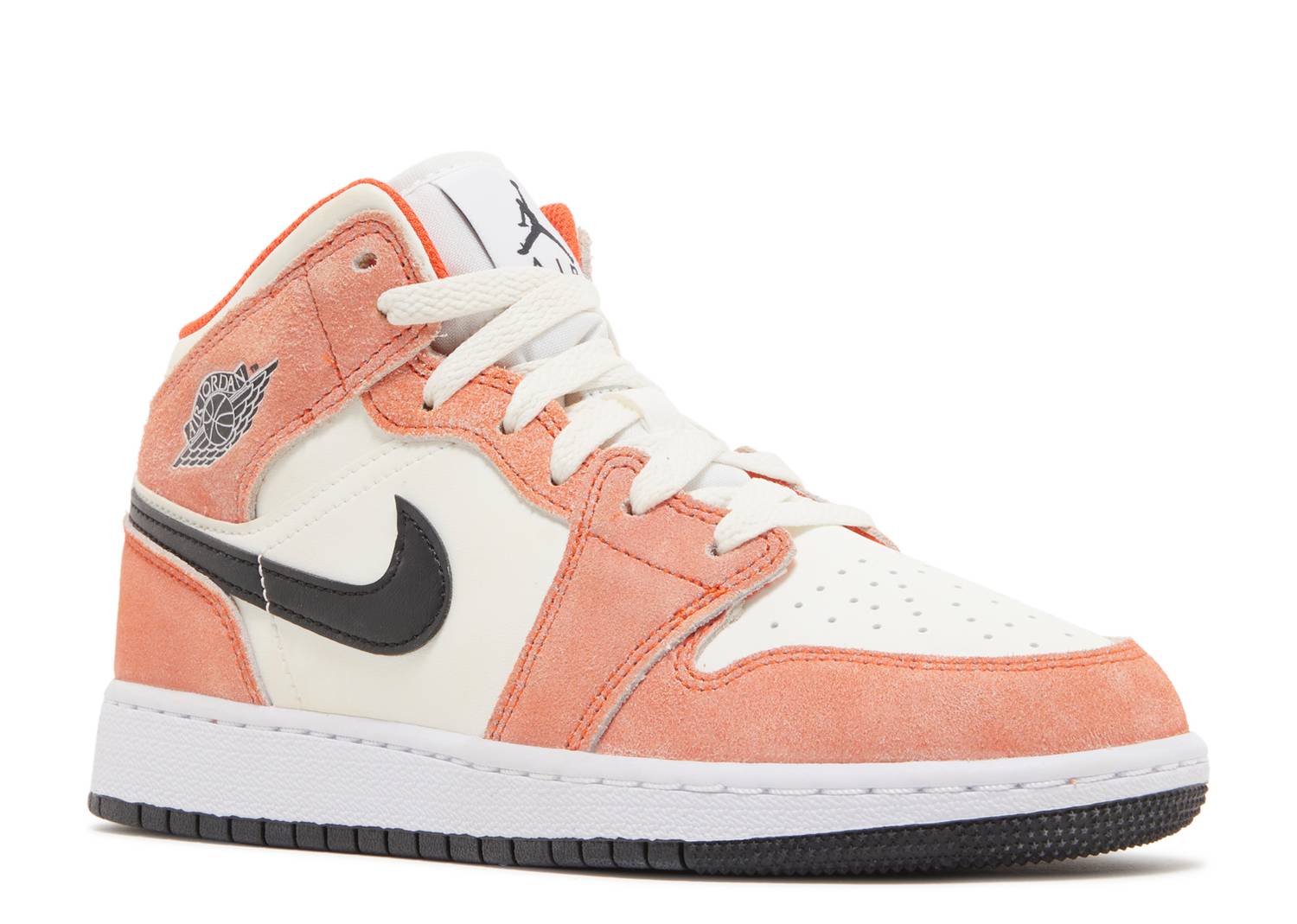 Air Jordan 1 Mid SE 'Orange Suede' (GS)