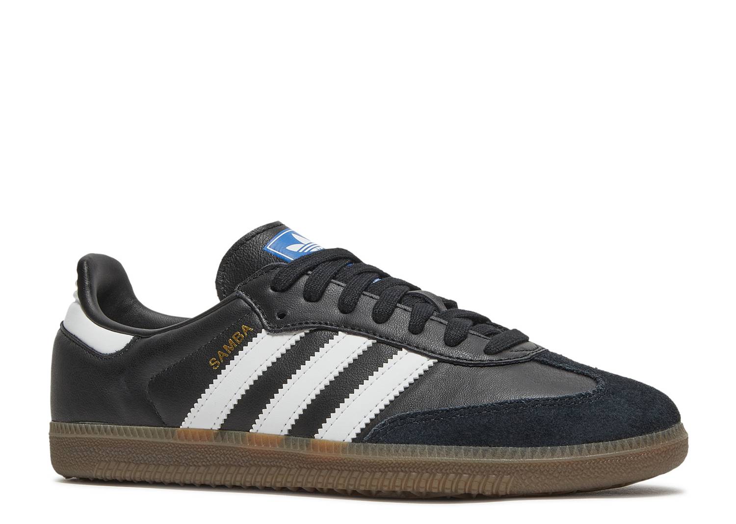 Adidas samba black 2024 with white sole